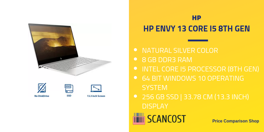 hp envy 13 core i5 7200u