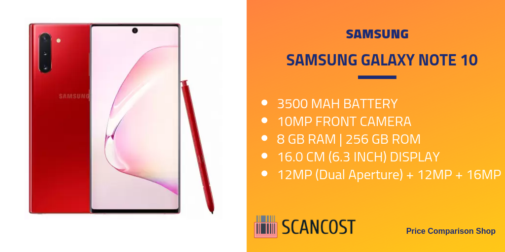 samsung note 10 features and price